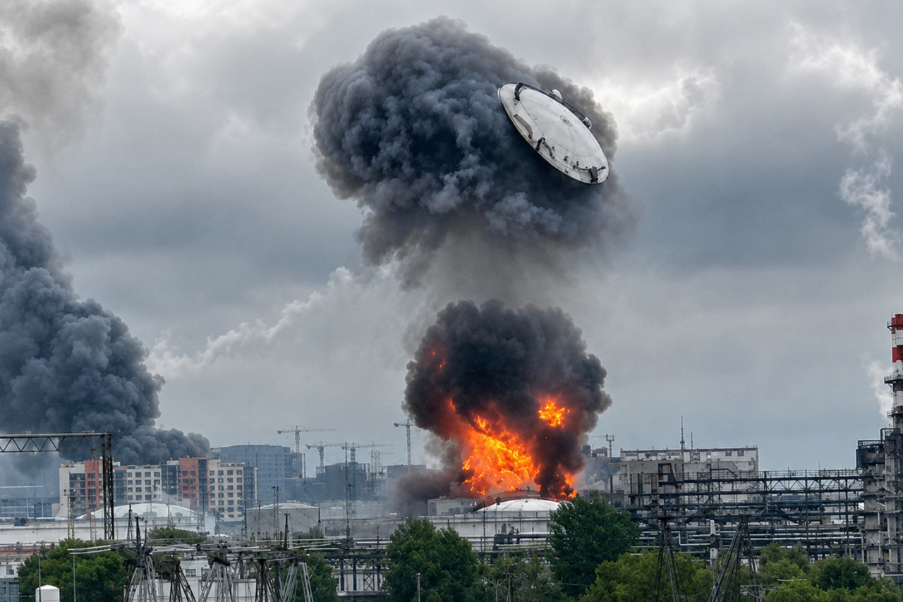 What is now happening at the viral Moscow refinery whose ‘roof flew off’ in a blast in June? (Ukraine Battlefield update, Day 1,630)